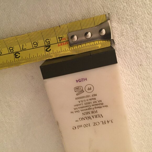 VERA WANG FOR MEN 100 ml/ 3.4 oz After Shave Balm Partial 75% Full Lotion - Picture 8 of 9